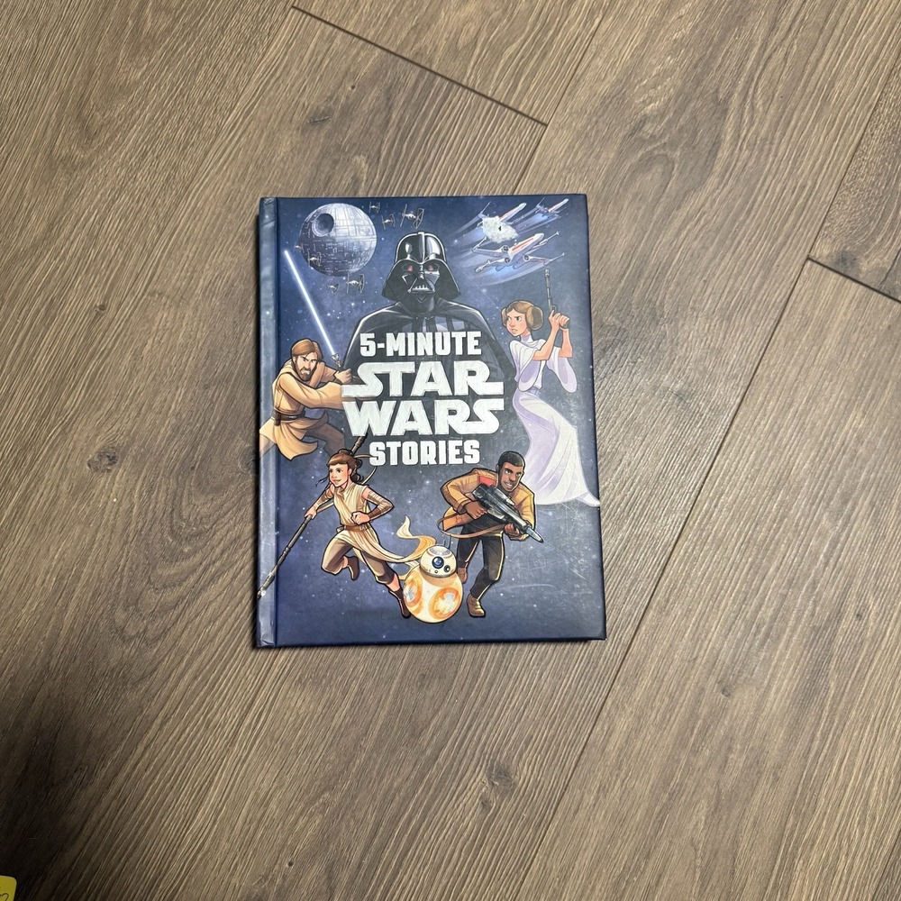 Star Wars Kids Book Lot 2 Hardcovers 5-Min Stories & Who's Who in the Galaxy